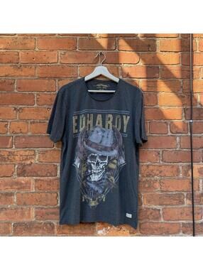 Ed hardy custom made good t shirt XXL fits L
